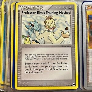 Pokémon Professor Elm’s Training Method Uncommon Card